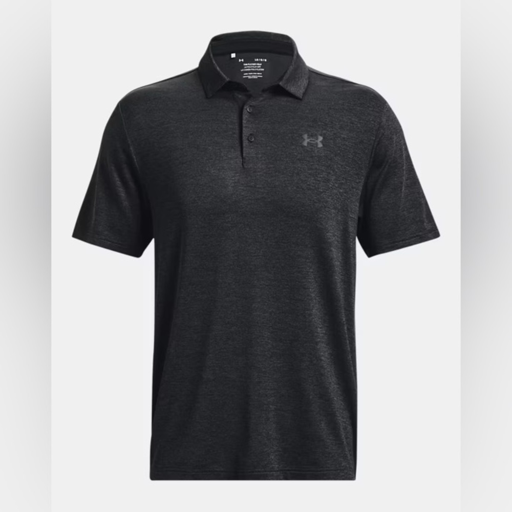 UNDER ARMOUR • Playoff 3.0 Golf Polo • Black/Jet Gray • Men’s 3XL NWT ⛳️✨